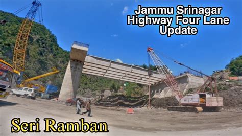 Seri Ramban Jammu Srinagar Highway Four Lane Jammu Srinagar