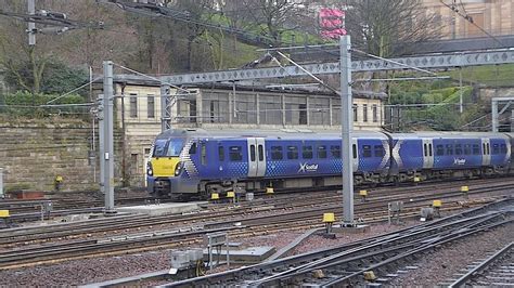 Double Scotrail Class 334 Arrives At Edinburgh 3 1 18 Youtube