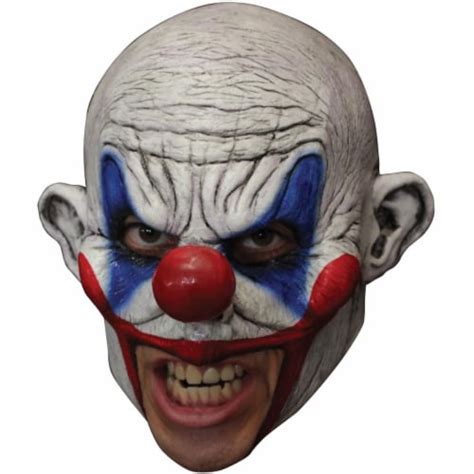 Ghoulish TB27516 Clooney Clown Chinless Latex Mask Costume 1 Kroger