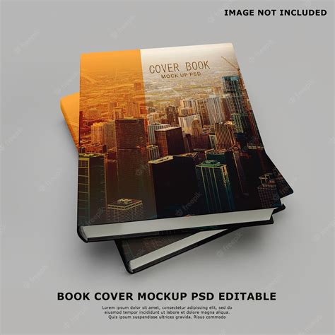 Premium PSD | COVER BOOK MOCKUP PSD