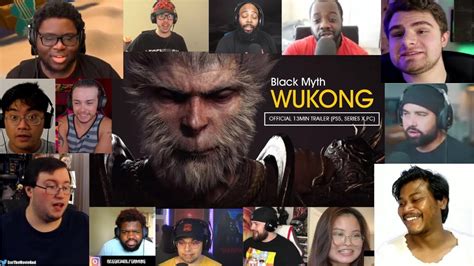 Youtubers React To Black Myth Wukong Official 13 Minutes Gameplay Trailer Youtube