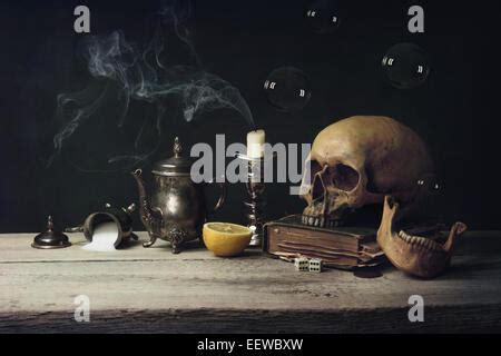 Vanitas Still Life With A Skull A Book And Roses Museum