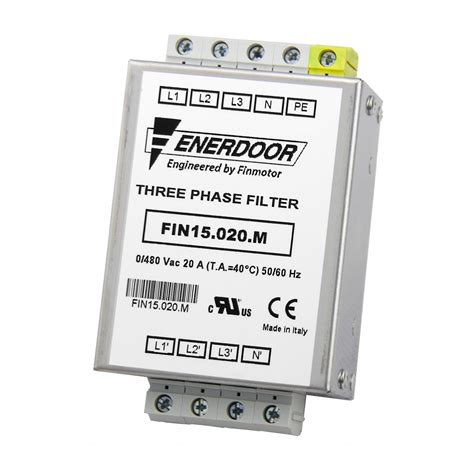 Three Phase Plus Neutral Enerdoor Emi Filters And Rfi Filters