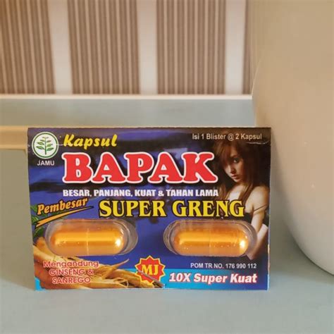 Jual Kapsul Bapak Super Greng Raja Ranjang Obat Kuat 1 Sachet Shopee Indonesia