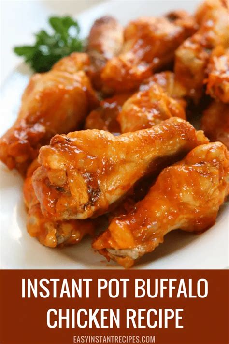 Instant Pot Buffalo Chicken Wings Easy Instant Recipes