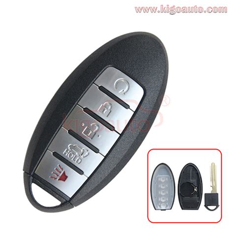 S180144308 Smart Key Case 5 Button For Nissan Murano Pathfinder 2016