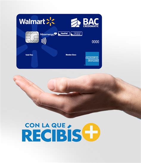 Tarjeta Walmart Platinum Bac Credomatic American Express