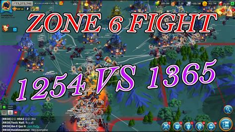 1254 VS 1365MEGA KVKZONE 6 FIGHTBeasT Slef RoK YouTube