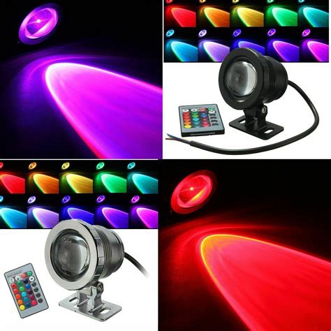 10W 20W RGB LED Unterwasser Strahler Aquarium Beleuchtung Teichlampe