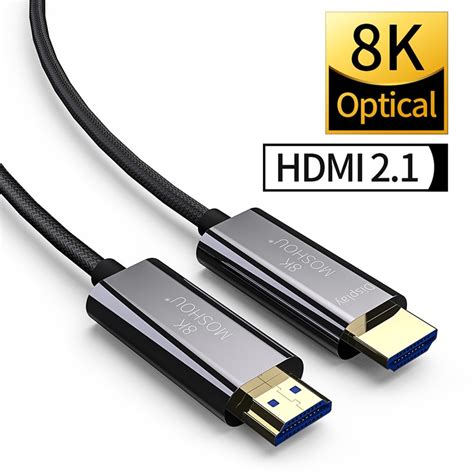 8K Optical Fiber HDMI 2.1 Cable ARC HDR 4K 120Hz MOSHOU High-Definition ...