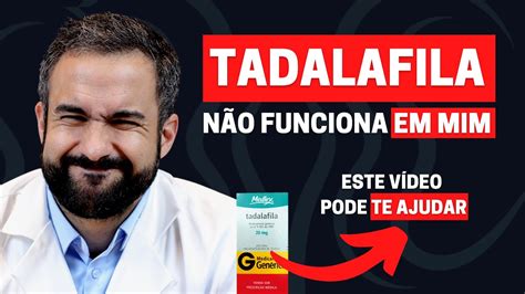 SEIS MOTIVOS PARA A TADALAFILA NÃO FUNCIONAR EM MIM DR MATHEUS