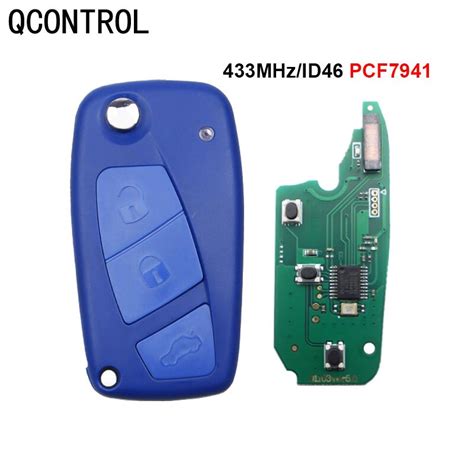 Qcontrol Id Special Flip Remote Key For Fiat Panda