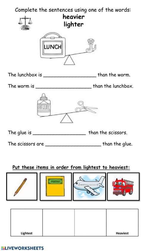 A Worksheet With Pictures And Words On It