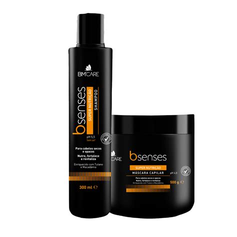 Kit Super Nutrição Shampoo e Máscara Capilar Loja Barro Minas