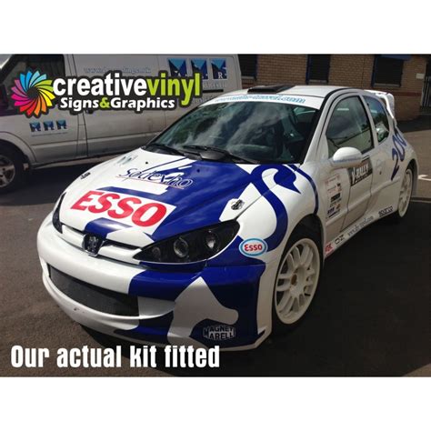 Peugeot 206 1999 Wrc Full Rally Graphics Kit