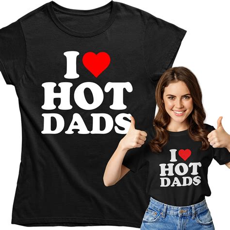 Koszulka I Love Hot Dads Niska Cena Na Allegro Pl