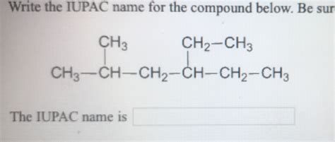 Solved 1 Draw A Structural Formula For 3 Ethyl 2 Methylp