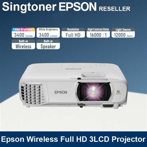 Epson EH TW750 Home Theatre Full HD 1080P 3LCD Projector V11H980052