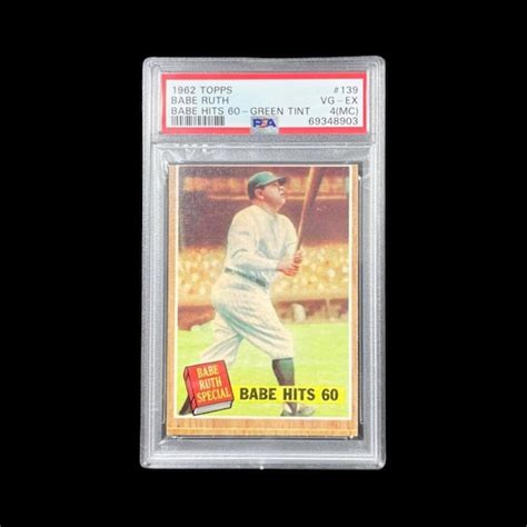 Babe Ruth Card Etsy