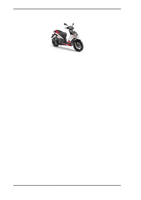 Aprilia Sr Motard 125 4t Workshop Repair Service Manual PDF