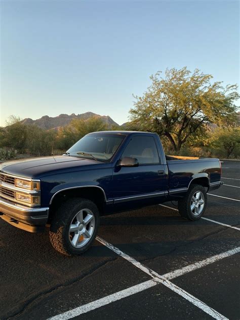 1989 Chevrolet K1500 Pickup Blue 4wd Automatic K1500 For Sale