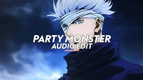 Party Monster The Weeknd Edit Audio Youtube