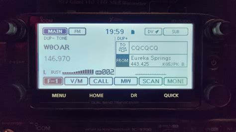 Saving A Frequency On The Icom Id Youtube