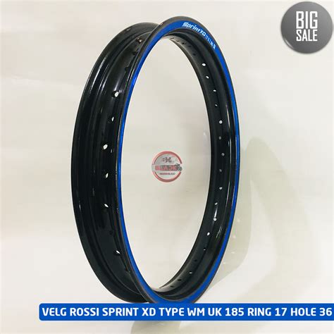 Jual Velg VROSSI Sprint XD TYPE WM Series UK 185 RING 17 Hole Lubang 36