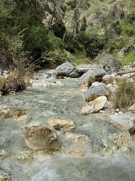 Rio Chillar Water Hiking Trail In Nerja Spain Stock Image Image Of