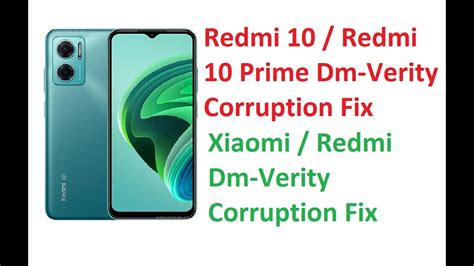 Redmi Redmi Prime Dm Verity Corruption Fix Ll How To Fix Dm