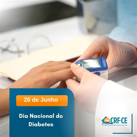 26 De Junho Dia Nacional Do Diabetes CRF CE