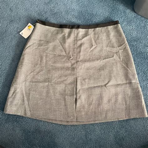 H M Skirts Hm Gray Mini Skirt Poshmark