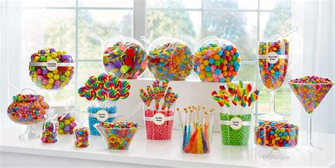 Rainbow Candy Buffet Supplies - Rainbow Candy & Containers - Party City