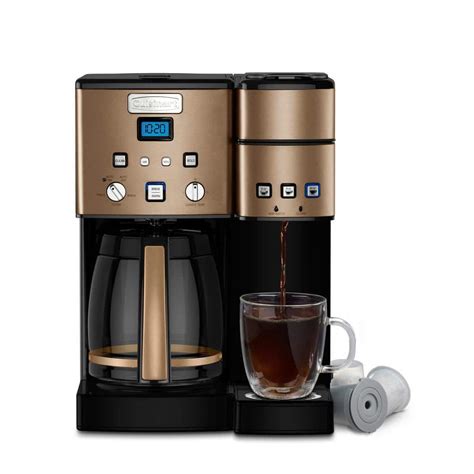 Cuisinart Coffee Center 12 Cup Copper Stainless Coffee Maker And Single