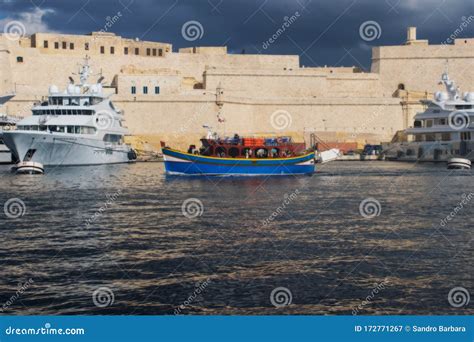 Cruising Around the Harbor in Malta Stock Image - Image of holiday ...