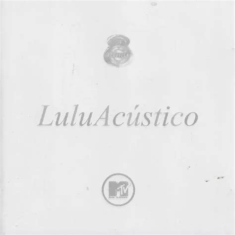 Cd Lulu Santos Ac Stico Mtv Lacrado Mercadolivre