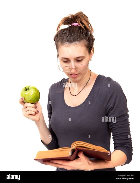 Woman Reading A Book Stock Photo Alamy