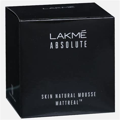 Buy Lakme Absolute Mattreal Skin Natural Mousse Spf Rich Walnut