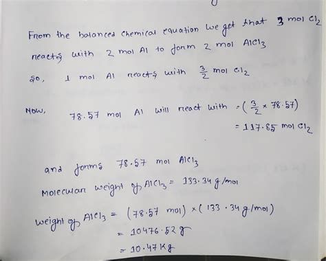 [solved] 1 Potassium Reacts With Chlorine Gas To Produce Potassium Chloride Course Hero