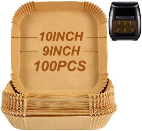 Bykitchen Pcs Air Fryer Disposable Paper Liner Inch Large Air