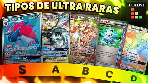 Tierlist Todas As Ultra Raras De Pokemon Tiusam Carta Pokemon Youtube