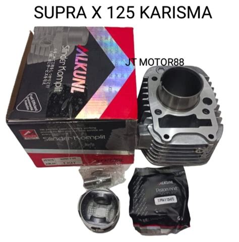 Blok Seher Komplit Plus Piston Kit Supra X Karisma Lazada Indonesia