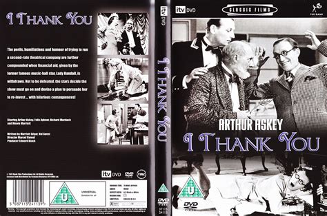 Dvd Cover For I Thank You