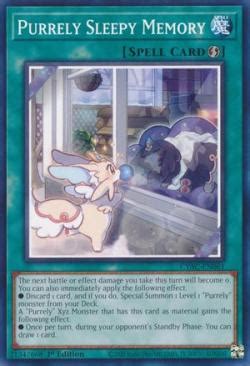 Sonolenta Lembrança Purrely Yu Gi Oh MYP Cards