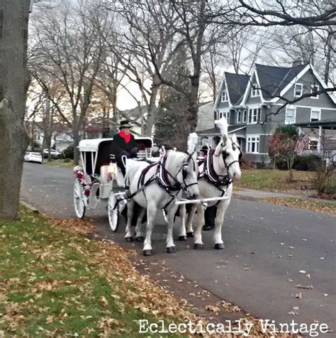 Horse Drawn Carriage White Christmas - Kelly Elko