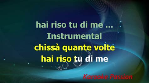 Karaoke Ridere Di Te Vasco Rossi Youtube