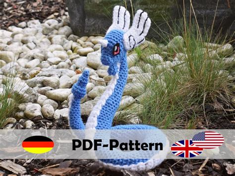 Dragonair Crochet Pattern Amigurumi Pdf File German And English Incl