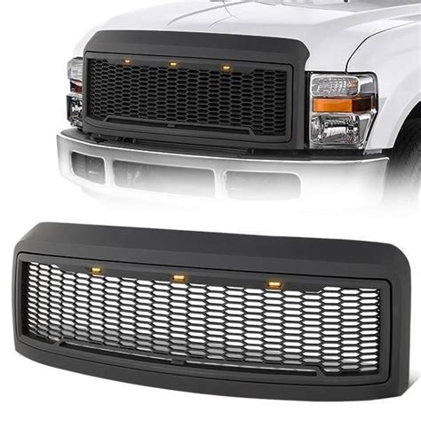 08 10 Ford F250 F350 F450 F550 Super Duty Front Grilleled Honeycomb