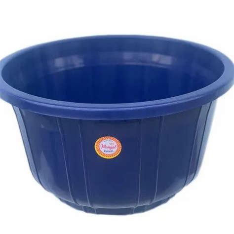 Polypropylene Blue Plastic Tub For Home Capacity L At Rs Piece