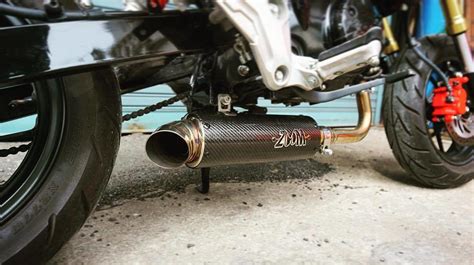 ZoOM Exhaust Kawasaki Z125 Pro 2017-2018 Full System Carbon Fiber 3SLZ